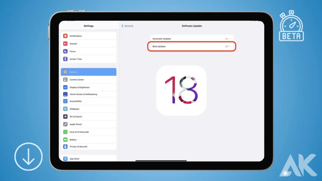 iPadOS 18 public beta:Download the Beta Profile