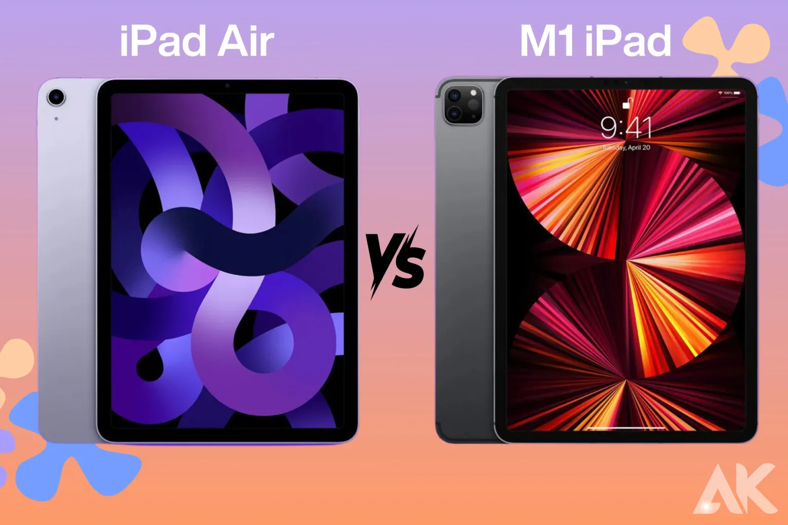 iPad Air vs M1 iPad design