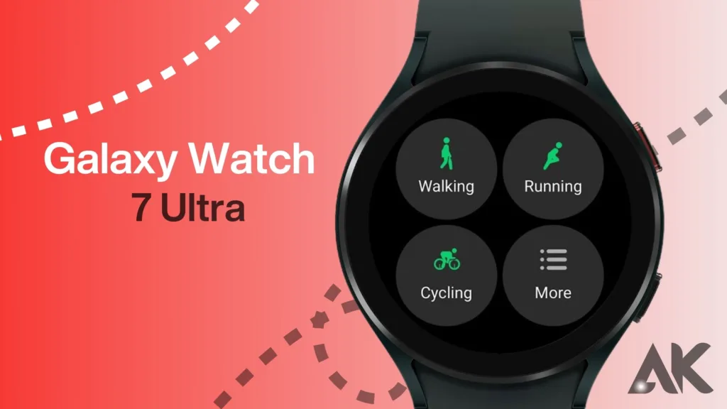 Galaxy Watch 7 Ultra fitness tracking