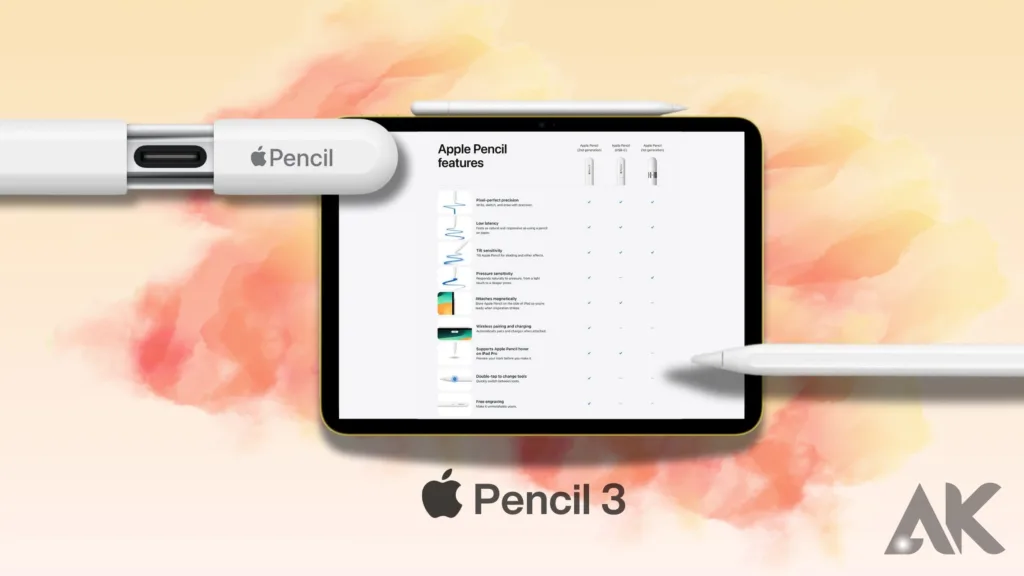 Apple Pencil 3 for professionals