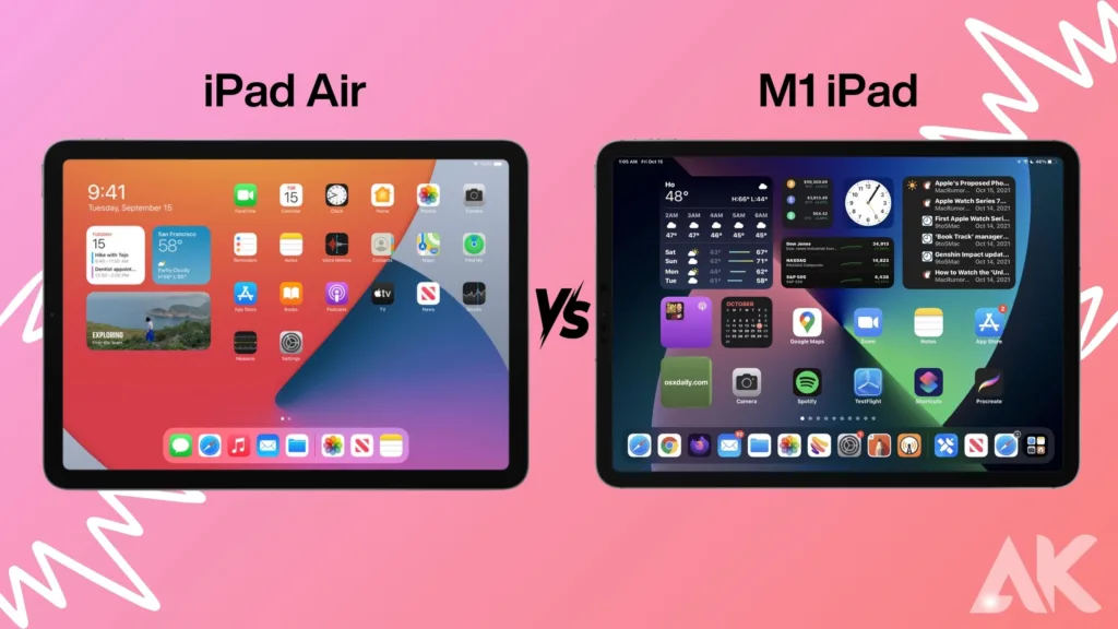 iPad Air vs M1 iPad performance