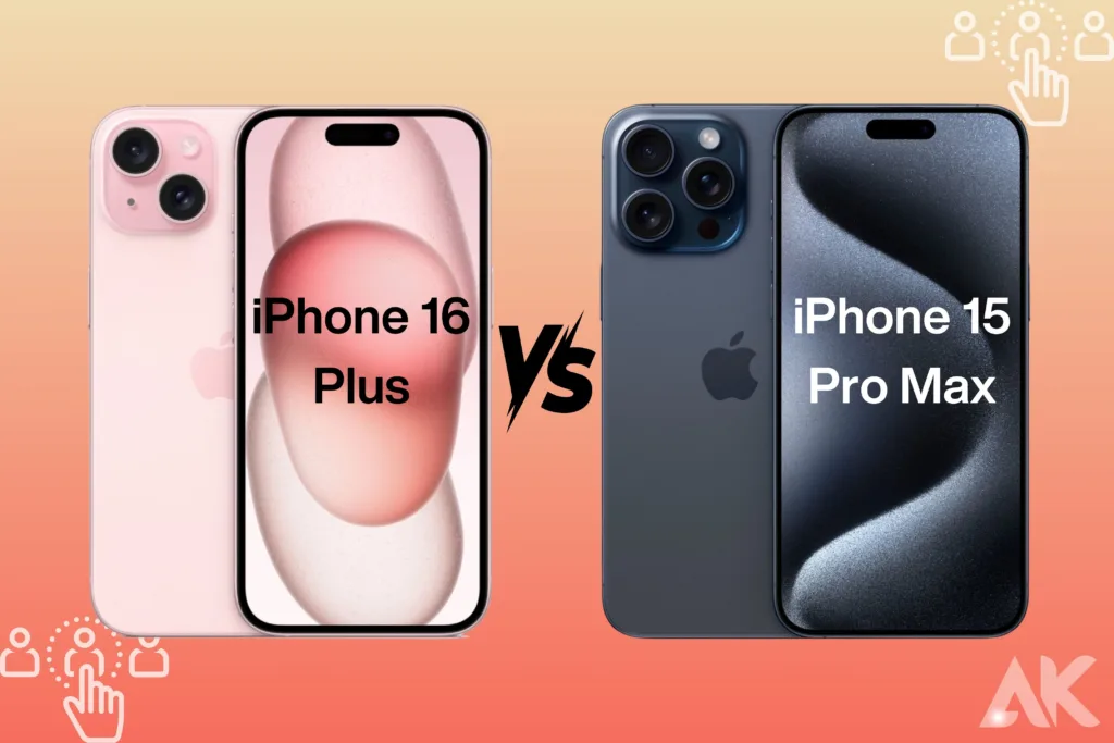 iphone 15 pro max vs iphone 16 plus versus