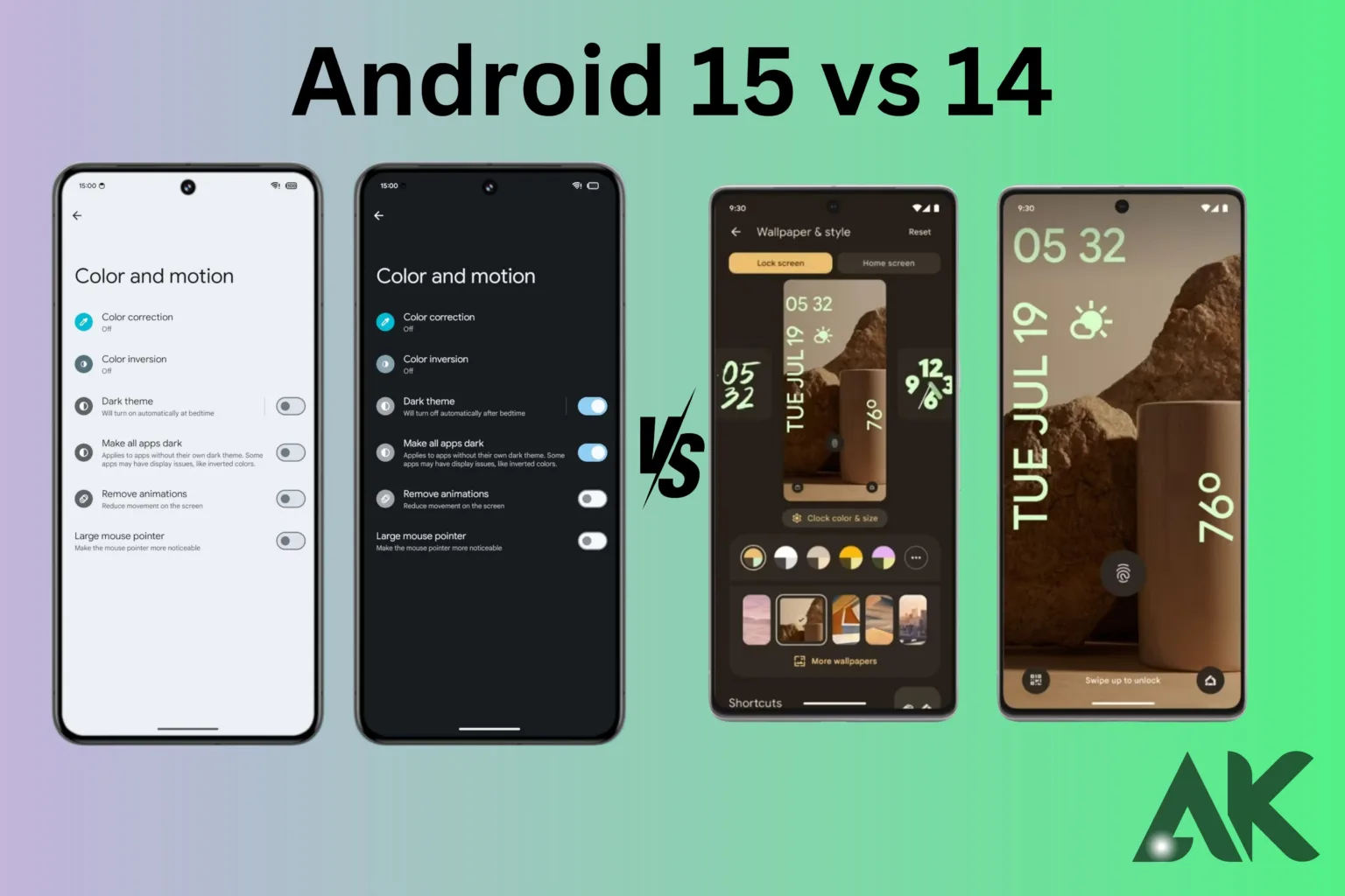 Android 15 Beta 2.2 vs Android 14