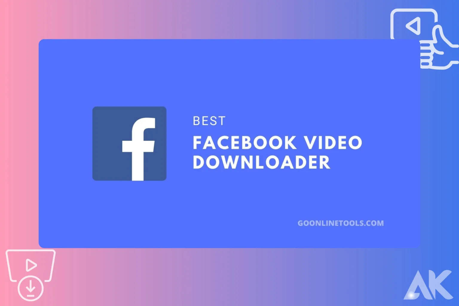 Facebook video downloader