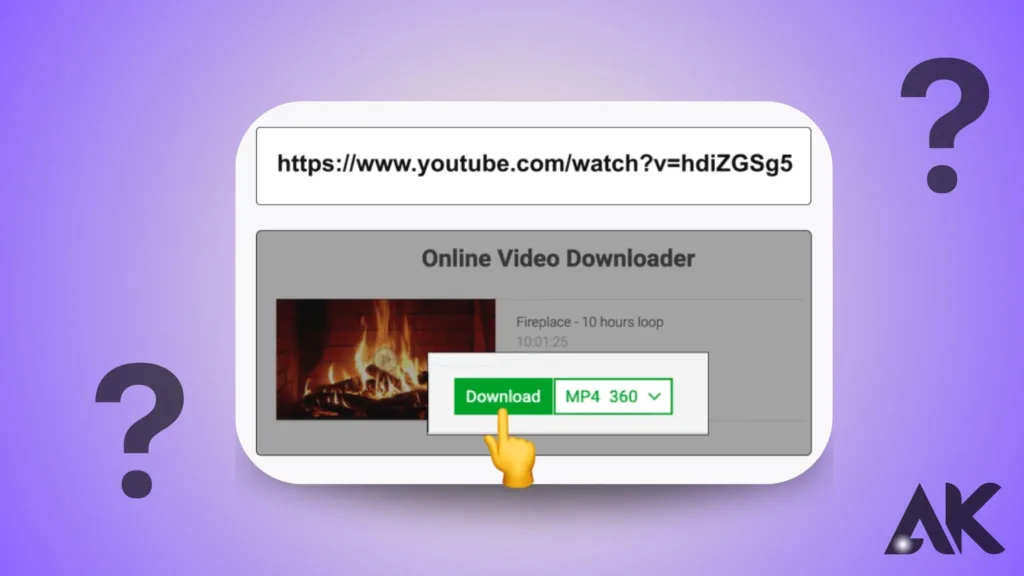 Online video downloader