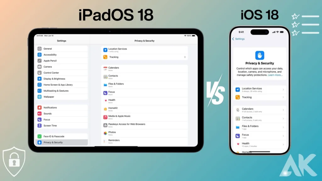 iPadOS 18 vs iOS 18