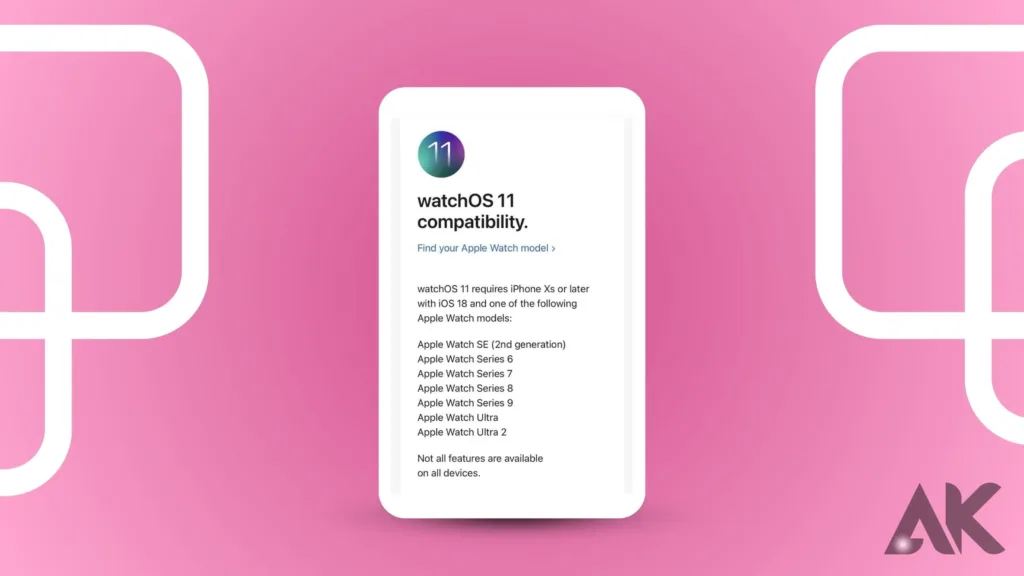 how to update to watchOS 11