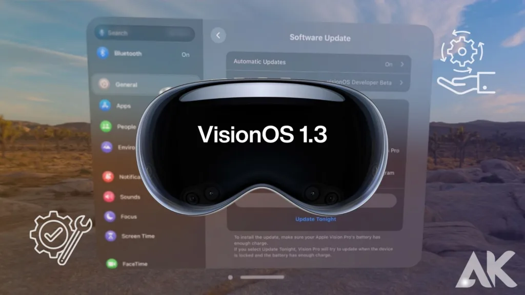 VisionOS 1.3 installation