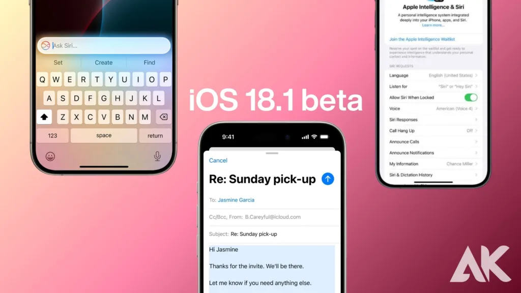 iOS 18.1 beta vs iOS 18