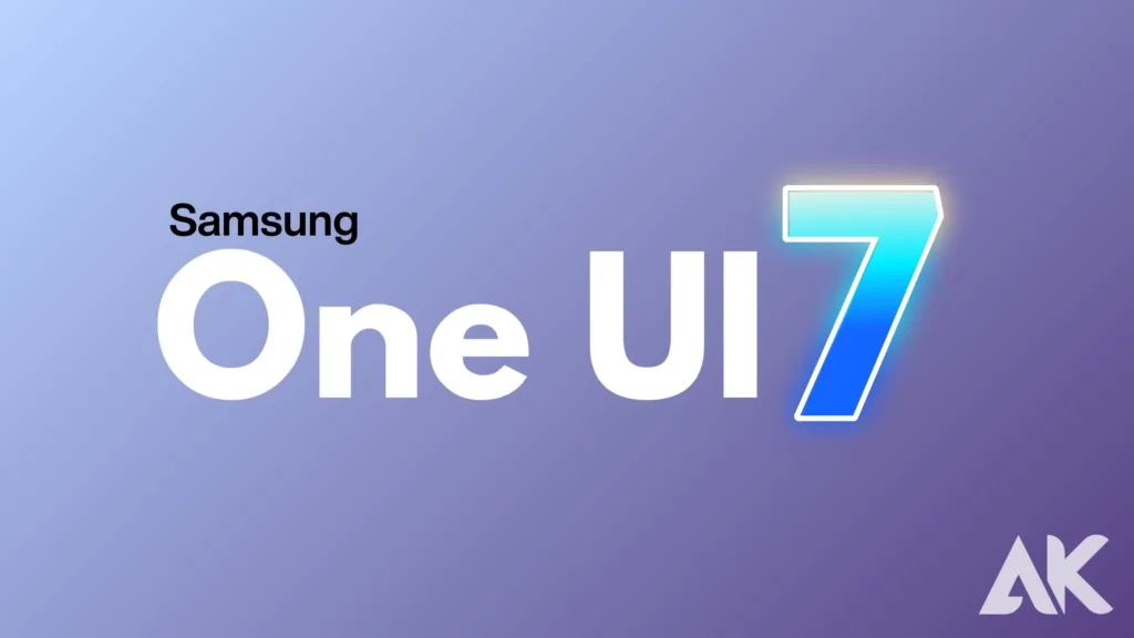 Samsung One UI 7 installation