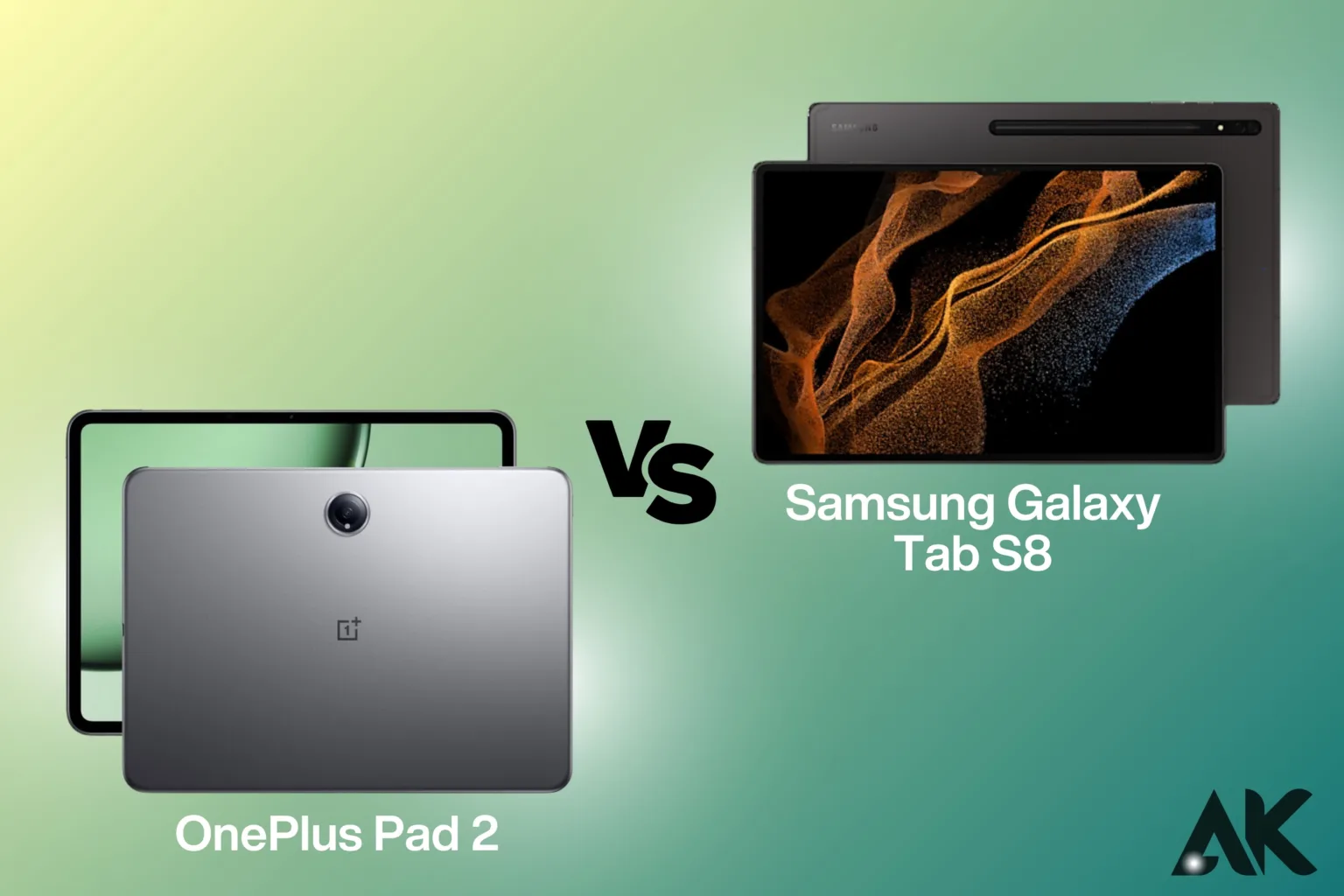 OnePlus Pad 2 vs Samsung Galaxy Tab S8 Which is the Best Tablet for You