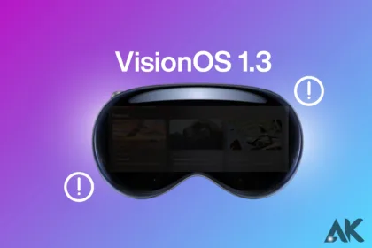 VisionOS 1.3 Bugs