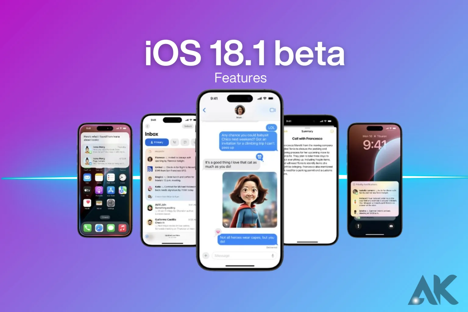 iOS 18.1 Beta Features