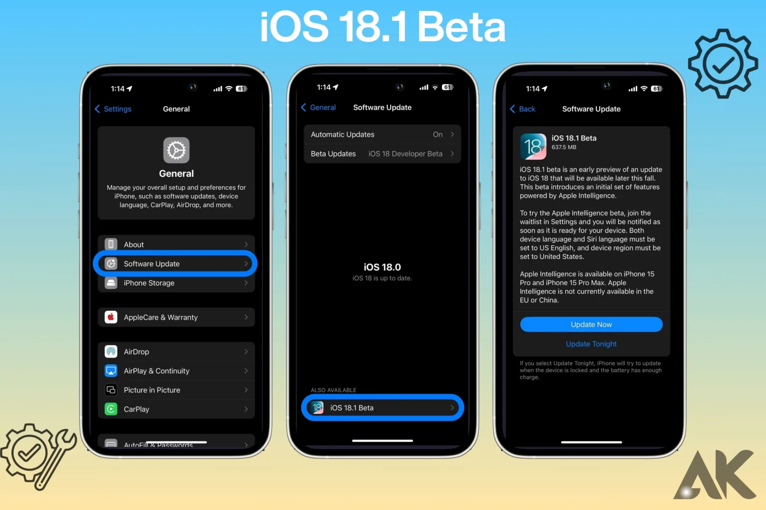 iOS 18.1 beta installation guide