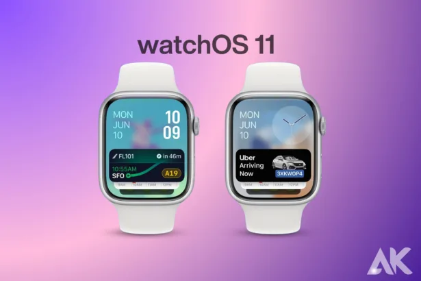 watchOS 11 features