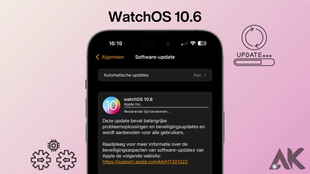 WatchOS 10.6 supported devices