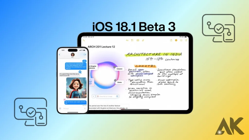 iOS 18.1 beta 3 installation