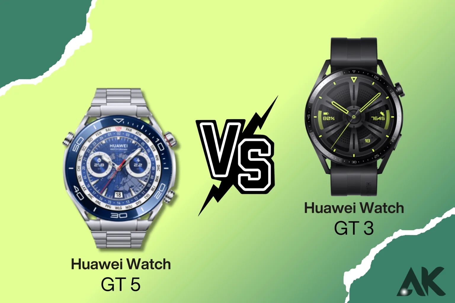 Huawei Watch GT 5 vs GT 3