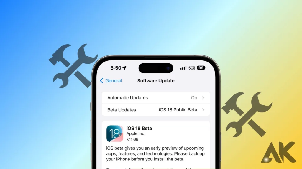 iOS 18.1 beta 3 installation