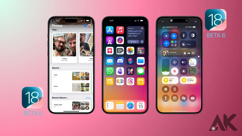 Ios 18 Beta 6 changes