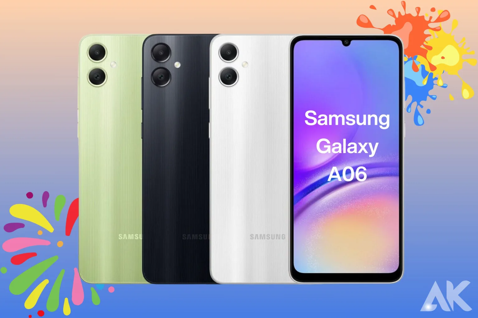 Samsung Galaxy A06 colors