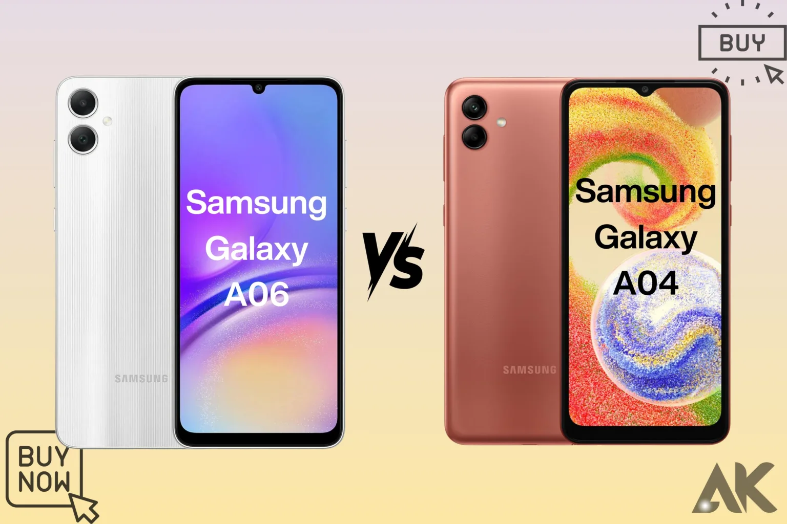 Samsung Galaxy A06 vs A04 Which One Should You Buy