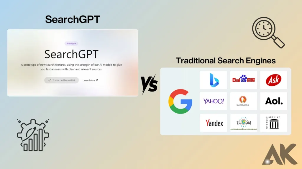 SearchGPT vs traditional search engines