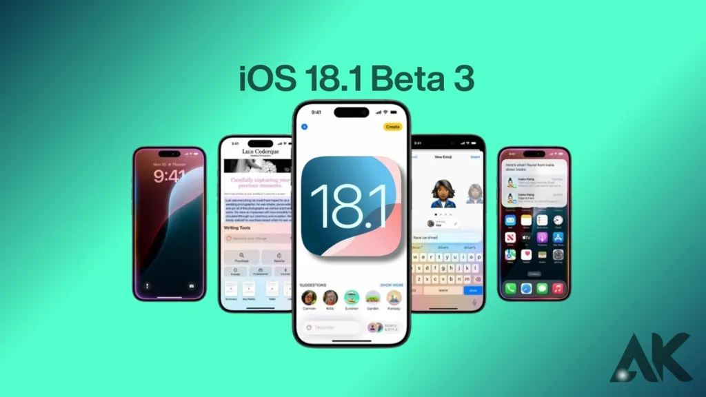 iOS 18.1 beta 3 release date