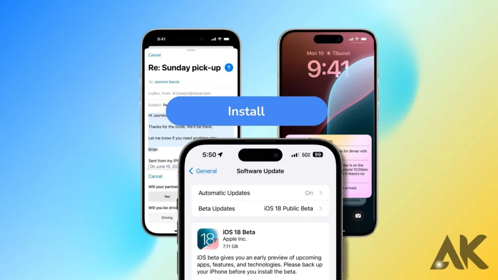 iOS 18.1 beta 3 installation