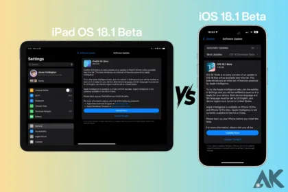 iPad OS 18.1 Beta vs iOS 18.1 Beta