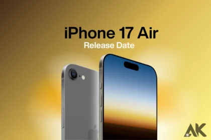 iPhone 17 Air Release Date