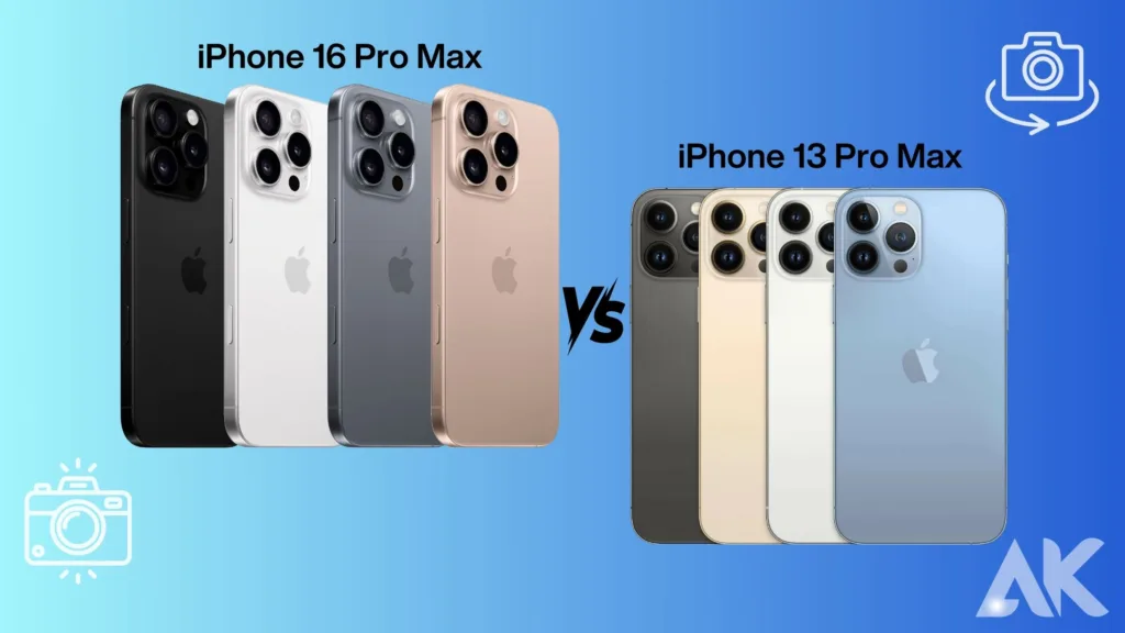 IPhone 16 Pro Max vs iPhone 13 Pro Max specs