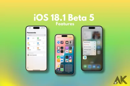 iOS 18.1 Beta 5 features