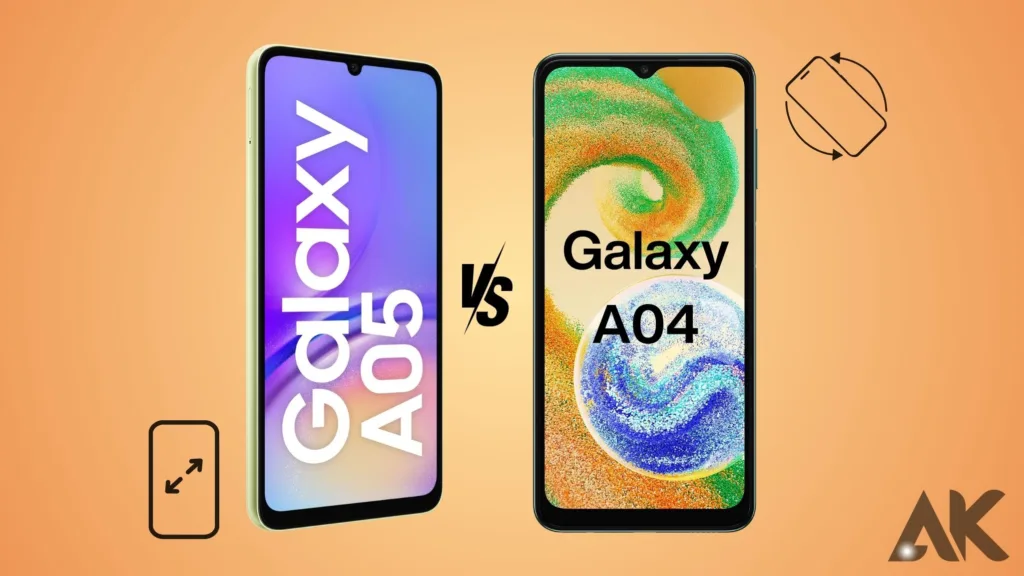 Galaxy A05 vs A04