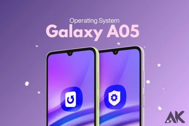 Galaxy A05 operating system