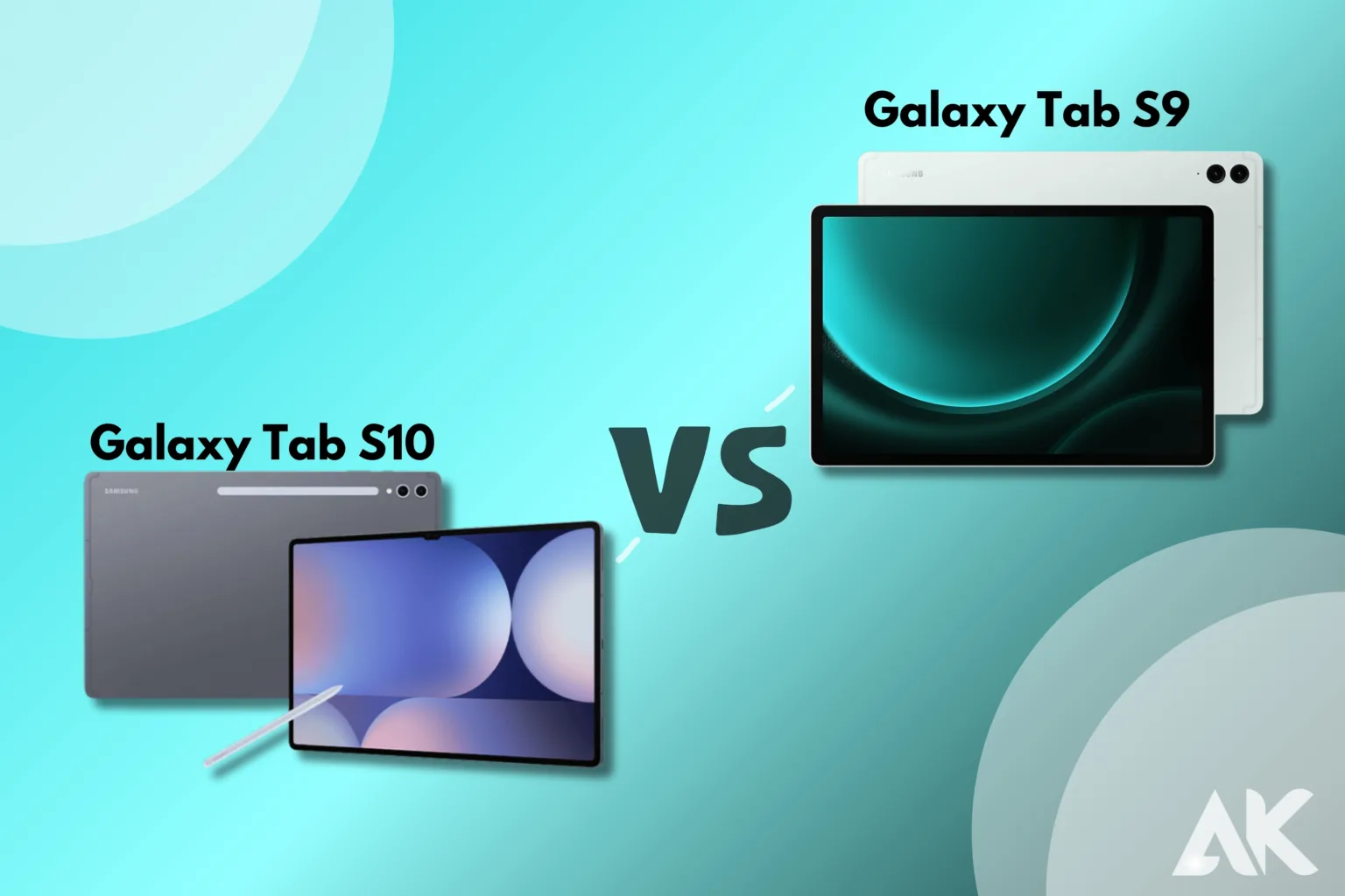 Galaxy Tab S10 vs Galaxy Tab S9 A Detailed Comparison