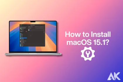 How to install macOS 15.1