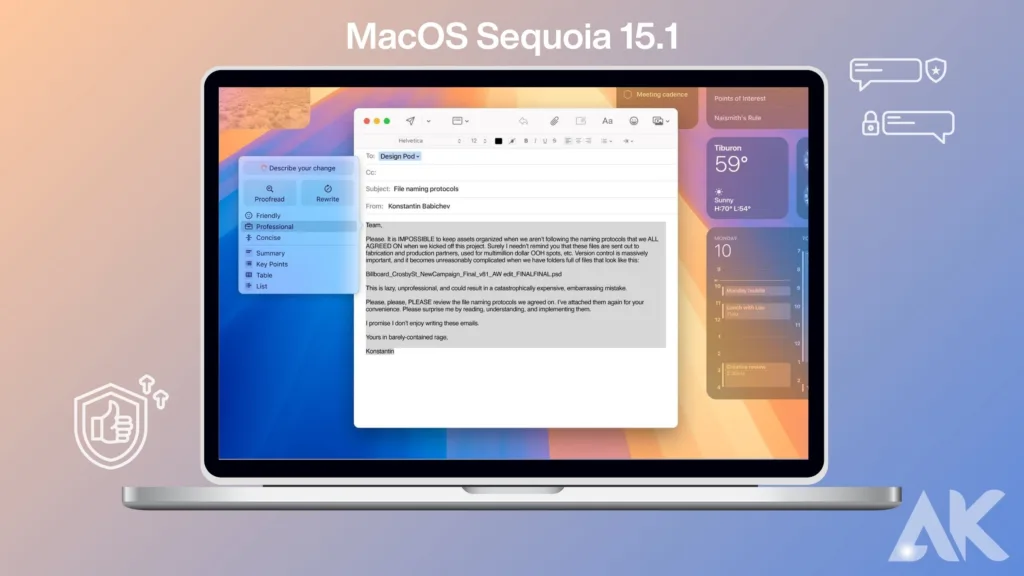 MacOS Sequoia 15.1 vs 15.0