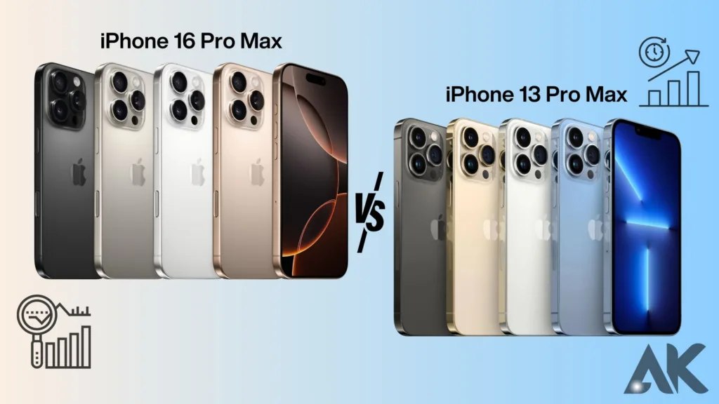 IPhone 16 Pro Max vs iPhone 13 Pro Max colours