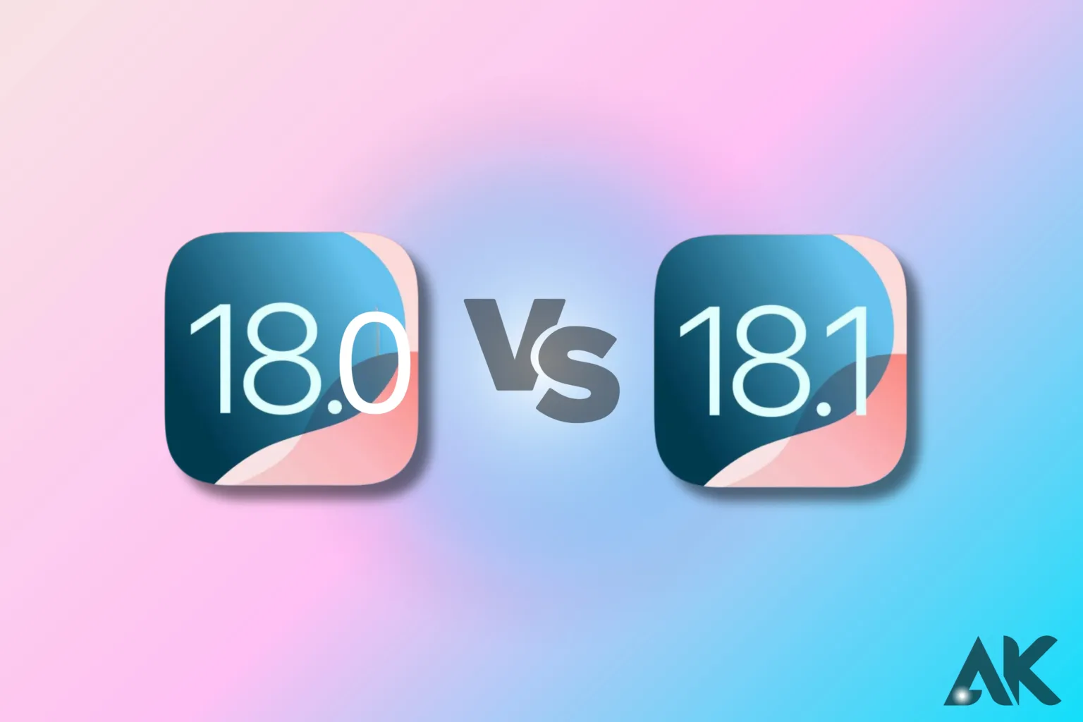 iOS 18.1 beta 3 vs iOS 18.0