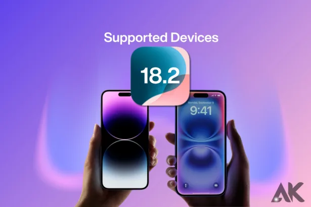 iOS 18.2 supported devices