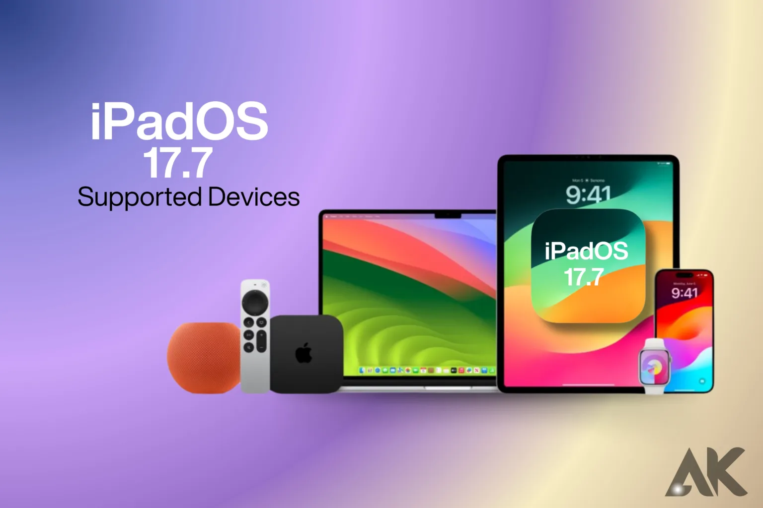 iPadOS 17.7 supported devices