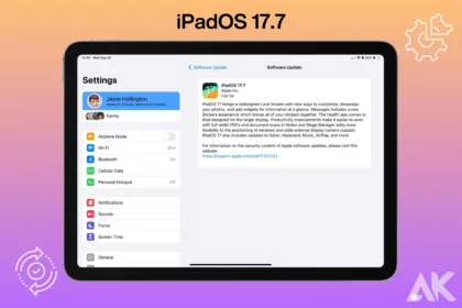 iPadOS 17.7