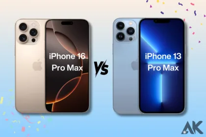 iPhone 16 Pro Max vs iPhone 13 Pro Max A Color Comparison