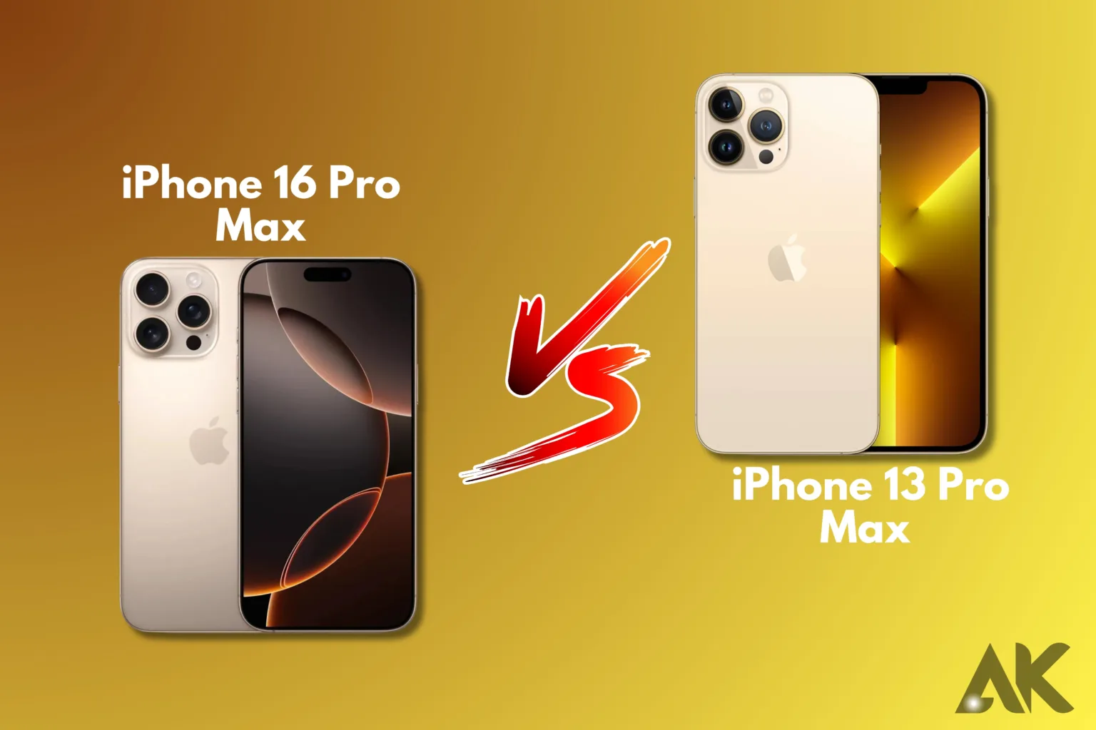 iPhone 16 Pro Max vs iPhone 13 Pro Max comparison