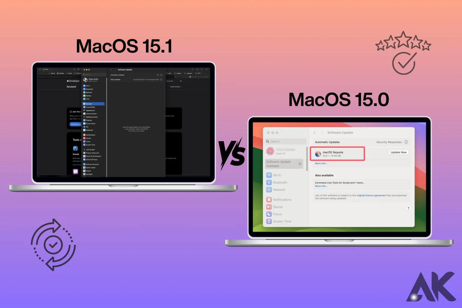 macOS 15.1 vs macOS 15.0