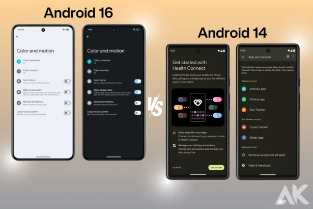 Android 16 vs Android 14