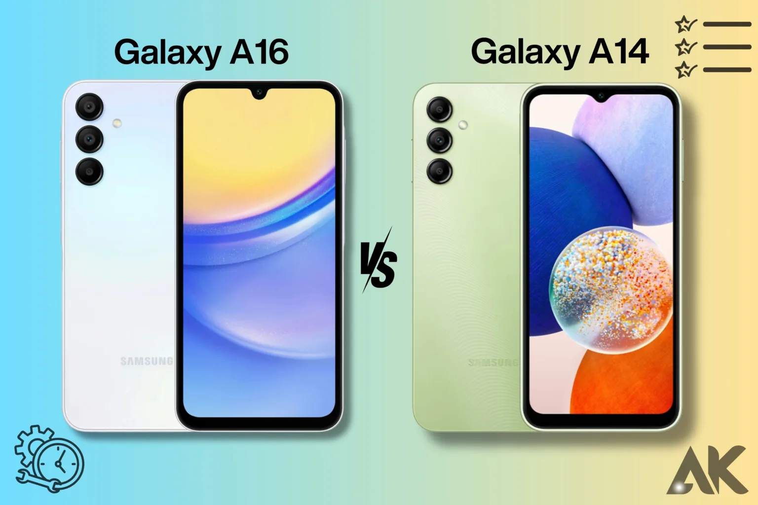 Galaxy A16 vs Galaxy A14