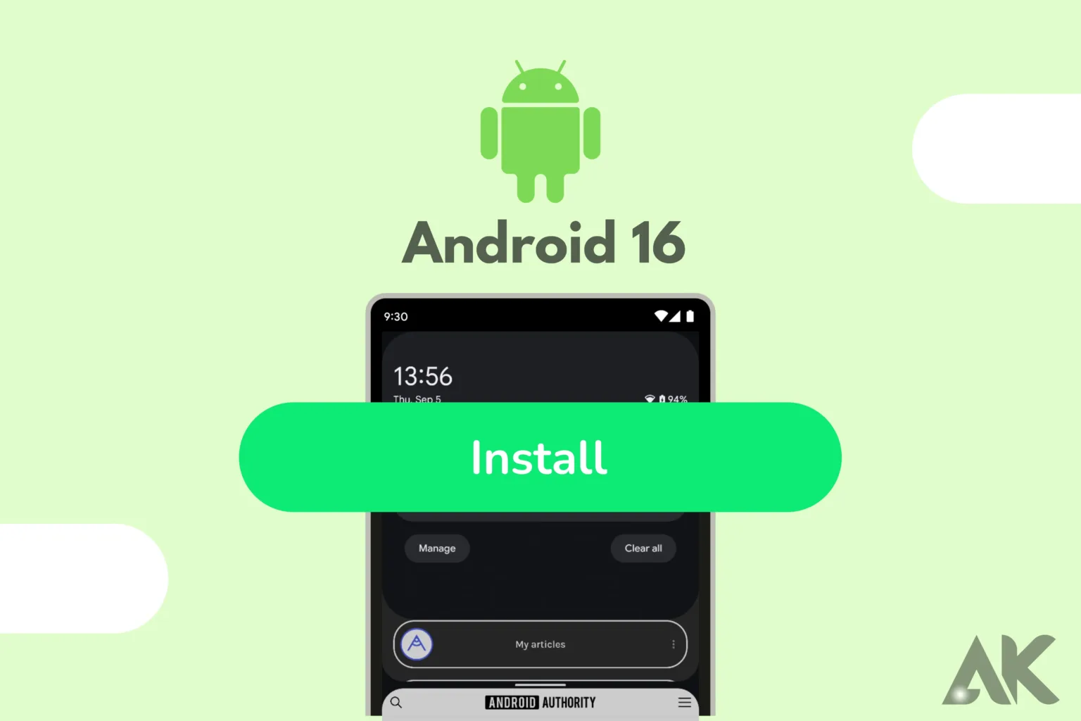 How to install Android 16