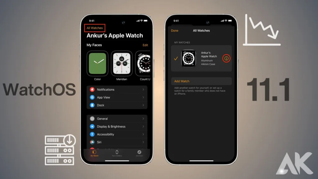 How to downgrade watchOS 11.1